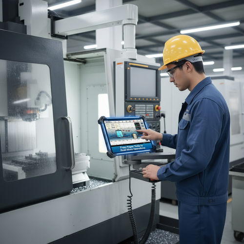 সম্পর্কে সর্বশেষ কোম্পানী কেস Smart Efficiency on the Factory Floor: How Industrial Tablets Transformed Manufacturing and Logistics Operations