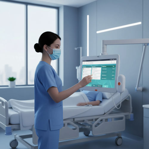 সম্পর্কে সর্বশেষ কোম্পানী কেস Enhancing Hospital Ward Efficiency with Smart Medical Monitoring Tablets