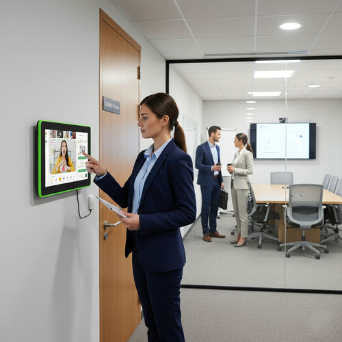 সম্পর্কে সর্বশেষ কোম্পানী কেস Turning Corporate Training Rooms into Efficient Learning Spaces with Meeting Reservation Tablets
