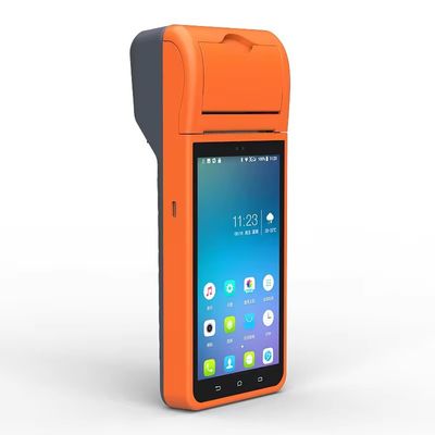 এক রঙের প্রিন্টার আউটপুট প্রকার 5.5-ইঞ্চি অ্যান্ড্রয়েড 8.1 পিডিএ পিওএস টার্মিনাল