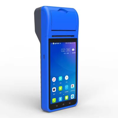 Android 8.1 অপারেটিং সিস্টেম 5.5 ইঞ্চি NFC পজ সিস্টেম হ্যান্ডহেল্ড ক্যাশিয়ার পজ মেশিন 58mm থার্মাল রসিদ প্রিন্টারের সাথে