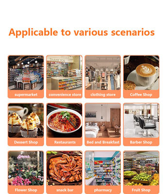 ৫.৪৫ ইঞ্চি অ্যান্ড্রয়েড সিস্টেম মোবাইল পস মেশিন হ্যান্ডহেল্ড স্মার্ট ক্যাশিয়ার টার্মিনাল প্রিন্টার সহ, আউটপুট টাইপ: সাদা-কালো এবং ওয়াইফাই