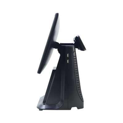 উচ্চ পারফরম্যান্স 15.6 "আই 3 প্রসেসর টাচ স্ক্রিন পস অল ইন ওয়ান সুপারমার্কেট খুচরা পিওএস মেশিন গ্রাহক প্রদর্শন সহ