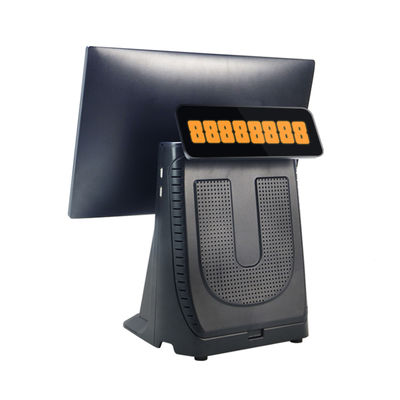 উচ্চ পারফরম্যান্স 15.6 "আই 3 প্রসেসর টাচ স্ক্রিন পস অল ইন ওয়ান সুপারমার্কেট খুচরা পিওএস মেশিন গ্রাহক প্রদর্শন সহ