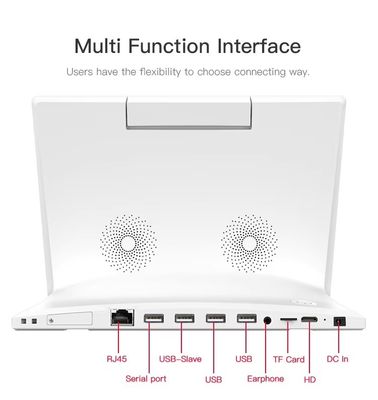 ডেস্কটপ ১০.১ ইঞ্চি এল আকৃতির অ্যান্ড্রয়েড ট্যাবলেট পিসি ওয়াইফাই এনএফসি টাচ স্ক্রিন কোয়াড কোর স্মার্ট অফিস স্ব-পরিষেবা কিয়স্ক ব্যবসা ব্যবহারের জন্য