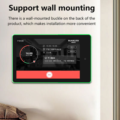 10.1 ইঞ্চি ওয়াল মাউন্ট বিজনেস ব্যবহারের জন্য অ্যান্ড্রয়েড 14 ট্যাবলেট পিসি টাচ স্ক্রিন রকচিপ কোয়াড কোর এলইডি লাইট মিটিং কনফারেন্স রুম বুকিং সময়সূচী সিস্টেমের জন্য
