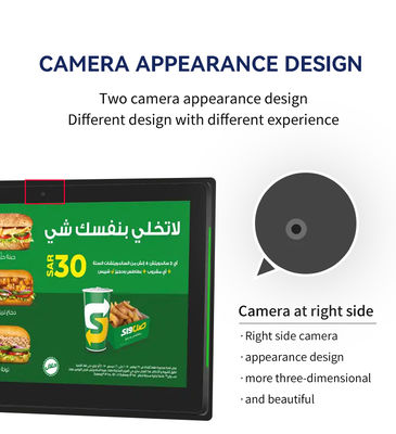 101 ইঞ্চি ওয়াল মাউন্টেড বিজনেস অ্যান্ড্রয়েড ট্যাবলেট পিসি, এলইডি লাইট বার সহ, কনফারেন্স সময়সূচী প্রদর্শনের জন্য