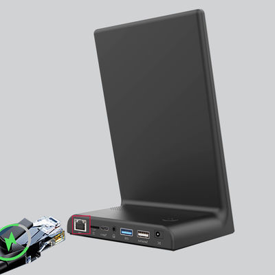 ১৫.৬ ইঞ্চি এল আকৃতির অক্টা কোয়াড RK3576S অ্যান্ড্রয়েড ট্যাবলেট পিসি ব্যবসা কেন্দ্র বিল্ট-ইন ব্যাটারি সহ