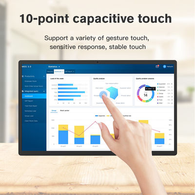 15.6 ইঞ্চি অ্যান্ড্রয়েড 14 ট্যাবলেট পিসি ওয়াল মাউন্ট টাচ স্ক্রিন RK3576 বাণিজ্যিক ডিসপ্লে