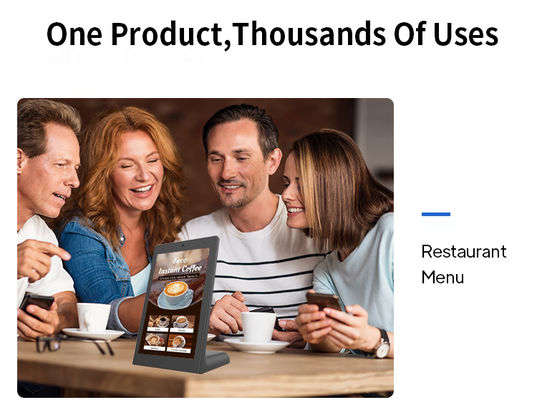 ১৩.৩ ইঞ্চি আরকে৩৫৬৮ এল আকৃতির ডেস্কটপ অ্যান্ড্রয়েড ট্যাবলেট পিসি, পিওই (POE) ব্যবসা কেন্দ্র, রেস্টুরেন্ট এবং অন্যান্য ক্ষেত্রে ব্যবহারের জন্য