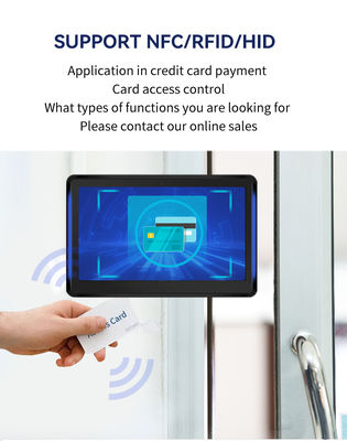 15.6 ইঞ্চি ওয়াল মাউন্ট POE পাওয়ার RK3566 অ্যান্ড্রয়েড ট্যাবলেট পিসি এলইডি লাইট কনফারেন্স রুম বুকিং সিস্টেম