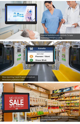 15.6 ইঞ্চি ওয়াল মাউন্ট POE পাওয়ার RK3566 অ্যান্ড্রয়েড ট্যাবলেট পিসি এলইডি লাইট কনফারেন্স রুম বুকিং সিস্টেম