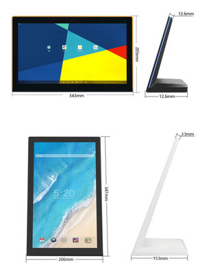 8 ইঞ্চি এল আকৃতির ব্যবসায়িক কিওস্ক টাচ স্ক্রিন অ্যান্ড্রয়েড ট্যাবলেট পিসি গ্রাহক সেবা হোটেল রেস্টুরেন্টের জন্য প্রতিক্রিয়া