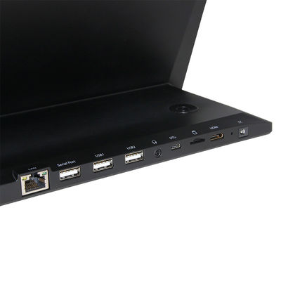 1920x1080 RJ45 13.3" অল ইন ওয়ান টাচ স্ক্রিন পিসি বিজ্ঞাপন প্রদর্শন