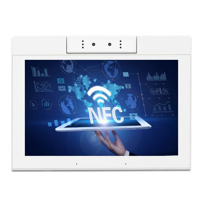 10.1 ইঞ্চি এল আকৃতির RK3566 POE NFC অ্যান্ড্রয়েড 11 ট্যাবলেট পিসি ডেস্কটপ সাদা রেস্তোঁরা অর্ডারিং ট্যাবলেট ডুয়াল ক্যামেরা সহ