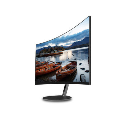 350cd/M2 1080p 24 ইঞ্চি বাঁকা পিসি গেমিং মনিটর 144hz 1ms ফ্রিসিঙ্ক ভিএ প্যানেল সহ