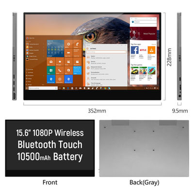 ফুল এইচডি ডিসপ্লে সহ 11 মিমি স্লিম পোর্টেবল ওয়্যারলেস টাচ স্ক্রিন মনিটর