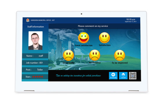 এল আকৃতি 1920x1080 13.3 ইঞ্চি অল ইন ওয়ান অ্যান্ড্রয়েড ট্যাবলেট টাচস্ক্রিন ওয়াইফাই আরজে 45 সহ