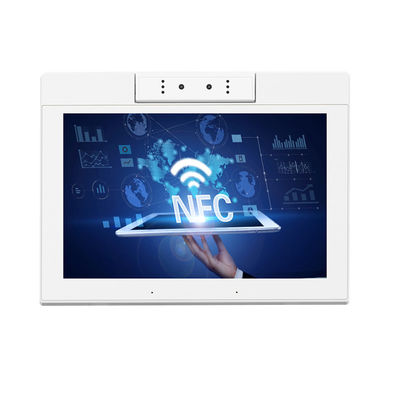 ডেস্কটপ 2GB র্যাম 14 ইঞ্চি অ্যান্ড্রয়েড ট্যাবলেট এনএফসি পিওএস অল ইন ওয়ান ট্যাবলেট পিসি 250cd/m2