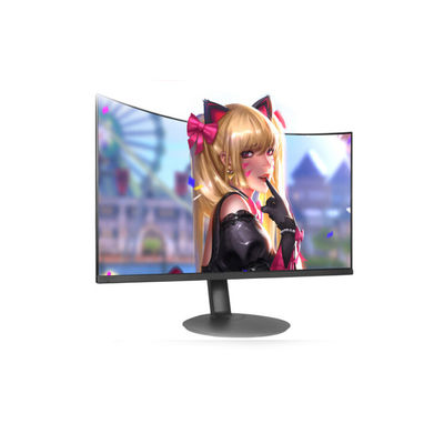 কালো ডেস্কটপ 2ms 1080p 60hz বাঁকা মনিটর / এলসিডি পিসি মনিটর