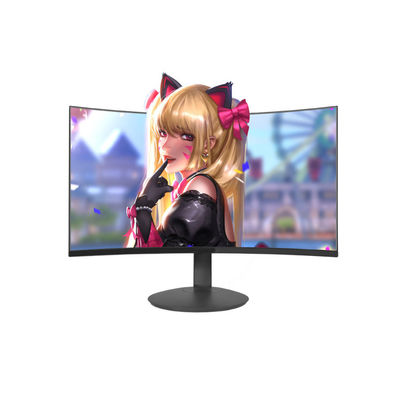 কালো ডেস্কটপ 2ms 1080p 60hz বাঁকা মনিটর / এলসিডি পিসি মনিটর