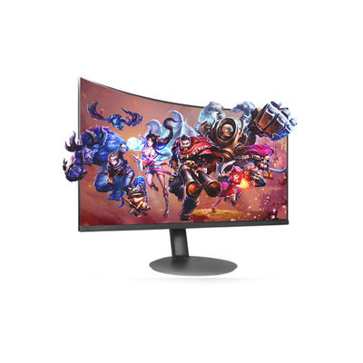 কালো ডেস্কটপ 2ms 1080p 60hz বাঁকা মনিটর / এলসিডি পিসি মনিটর