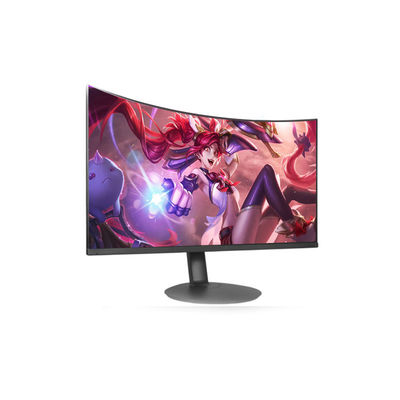 কালো ডেস্কটপ 2ms 1080p 60hz বাঁকা মনিটর / এলসিডি পিসি মনিটর
