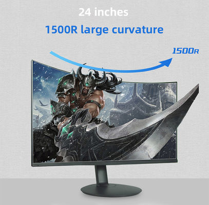আইপিএস 1920x1080p এলসিডি কম্পিউটার মনিটর 23.6 "60Hz ডেস্কটপ কম্পিউটার মনিটর