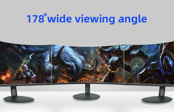 আইপিএস 1920x1080p এলসিডি কম্পিউটার মনিটর 23.6 "60Hz ডেস্কটপ কম্পিউটার মনিটর