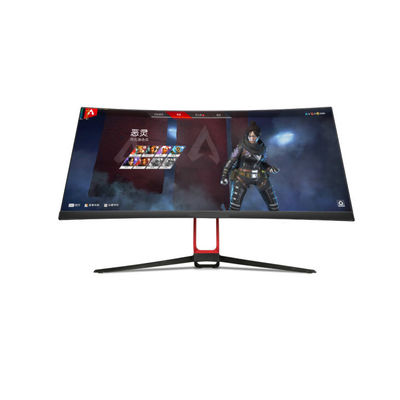30 "ফুল এইচডি 1920x1080 4 এমএস 75Hz বাঁকা পিসি গেমিং মনিটর ফ্রেমহীন