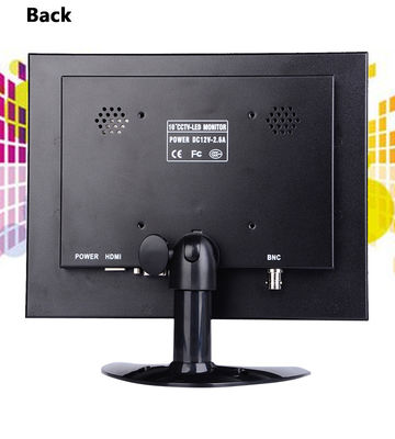24VDC 10 ইঞ্চি এলসিডি কার মনিটর 300cd/m2 HDMI ইউএসবি ভিজিএ এইচডি রেজোলিউশন এলসিডি ডিসপ্লে