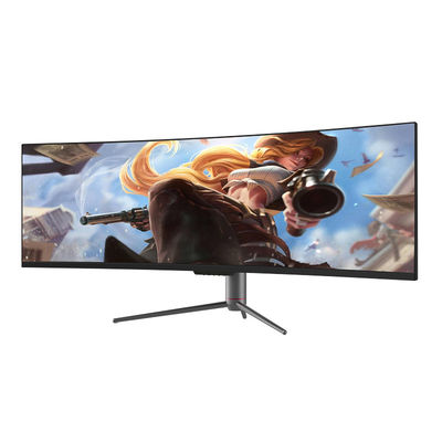 49 ইঞ্চি 120Hz গেমিং ডেস্কটপ মনিটর ফ্রেমহীন বাঁকা ওয়াইডস্ক্রিন