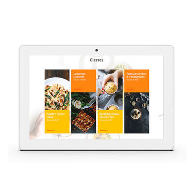 গুণ  10 Inch 4G SIM Slot Wall Mount POE Meeting Room PC Android RK3288  USB OTG কারখানা