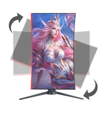 গুণ  27 Inch 165Hz Gaming Desktop Monitor HDMI DP Interfaces Rotating Stand কারখানা