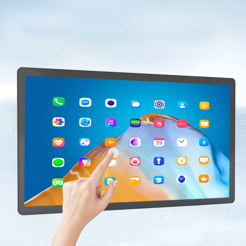 32 ইঞ্চি ওয়াল মাউন্ট বাণিজ্যিক প্রদর্শন ডিজিটাল সাইন বিজ্ঞাপন অ্যান্ড্রয়েড ট্যাবলেট পিসি এনএফসি পিওই টাচ স্ক্রিন ব্যবসায়িক কিওস্ক