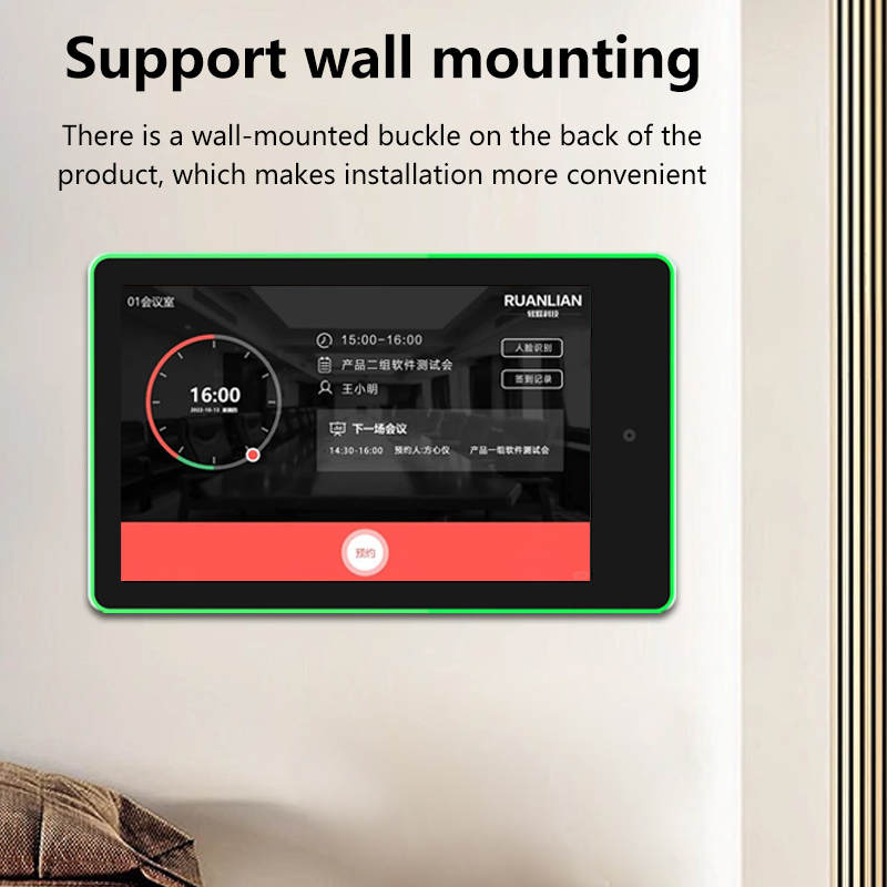 10.১ ইঞ্চি ওয়াল মাউন্ট ট্রাচ স্ক্রিন অ্যান্ড্রয়েড ট্যাবলেট পিসি মিটিং রুম বুকিং সিস্টেম