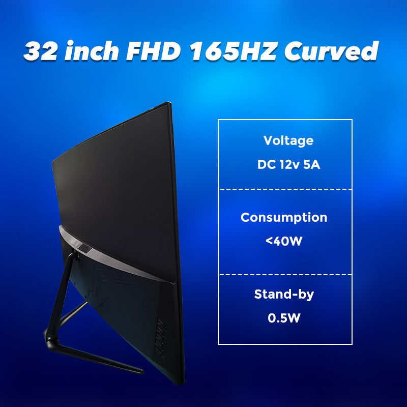 FCC 165HZ 350cd/M2 গেমিং ডেস্কটপ মনিটর Usd Hdmi DP For Internet Cafe