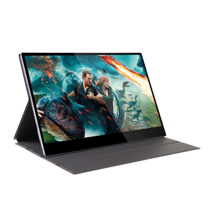 3840x2160 10mm 15.6 ইঞ্চি পোর্টেবল মনিটর টাচ 4k স্ক্রিন ইউএসবি টাইপ সি HDMI