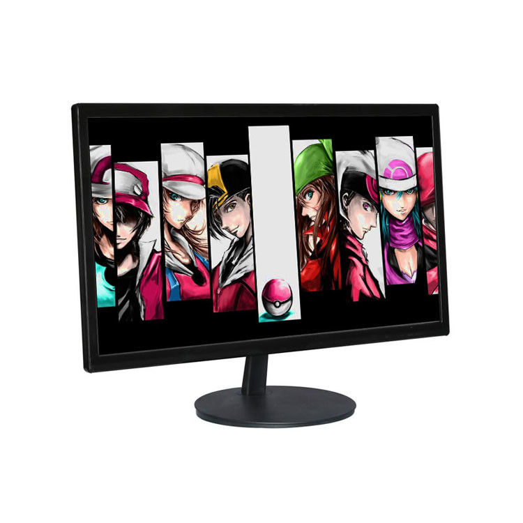 কালো 21.5 ইঞ্চি ফুল এইচডি কম্পিউটার মনিটর 1920x1080 HDMI DVI VGA LCD